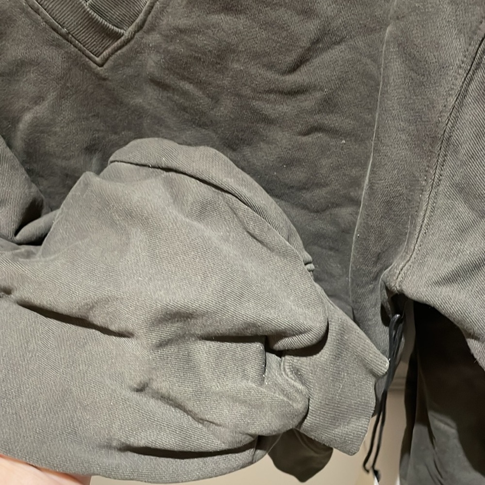 Agolde low vneck balloon sleeve sweatshirt - Picture 5 of 15